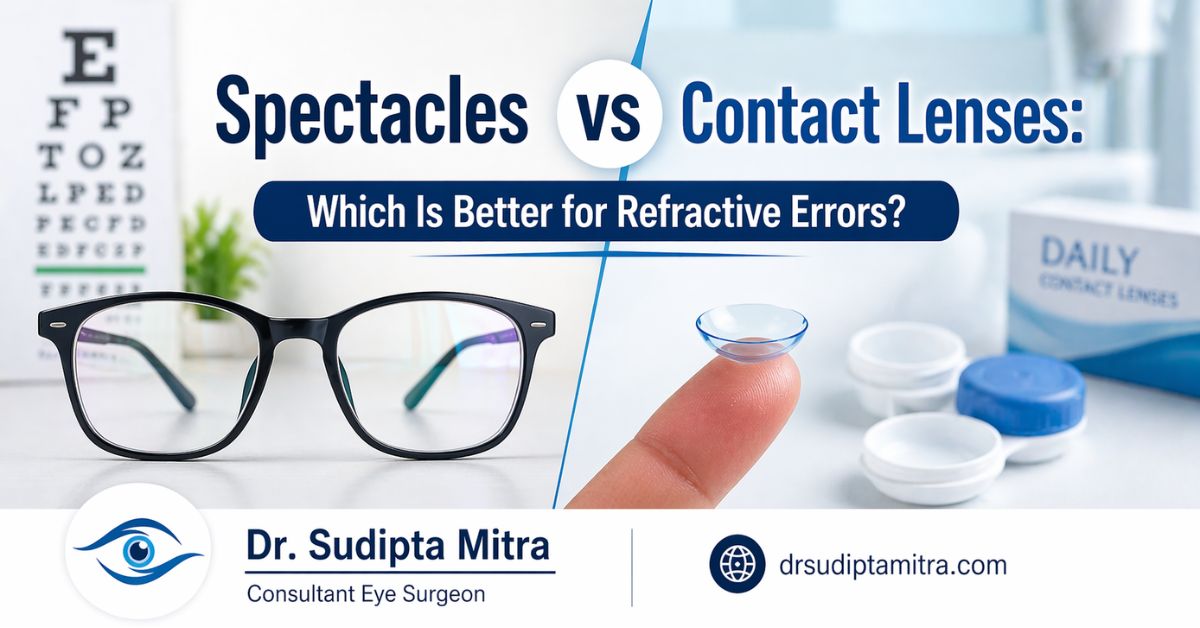 Spectacles vs Contact Lenses:
